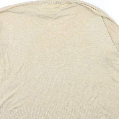 Womens UK Size S H&M Beige Pullover Jumper