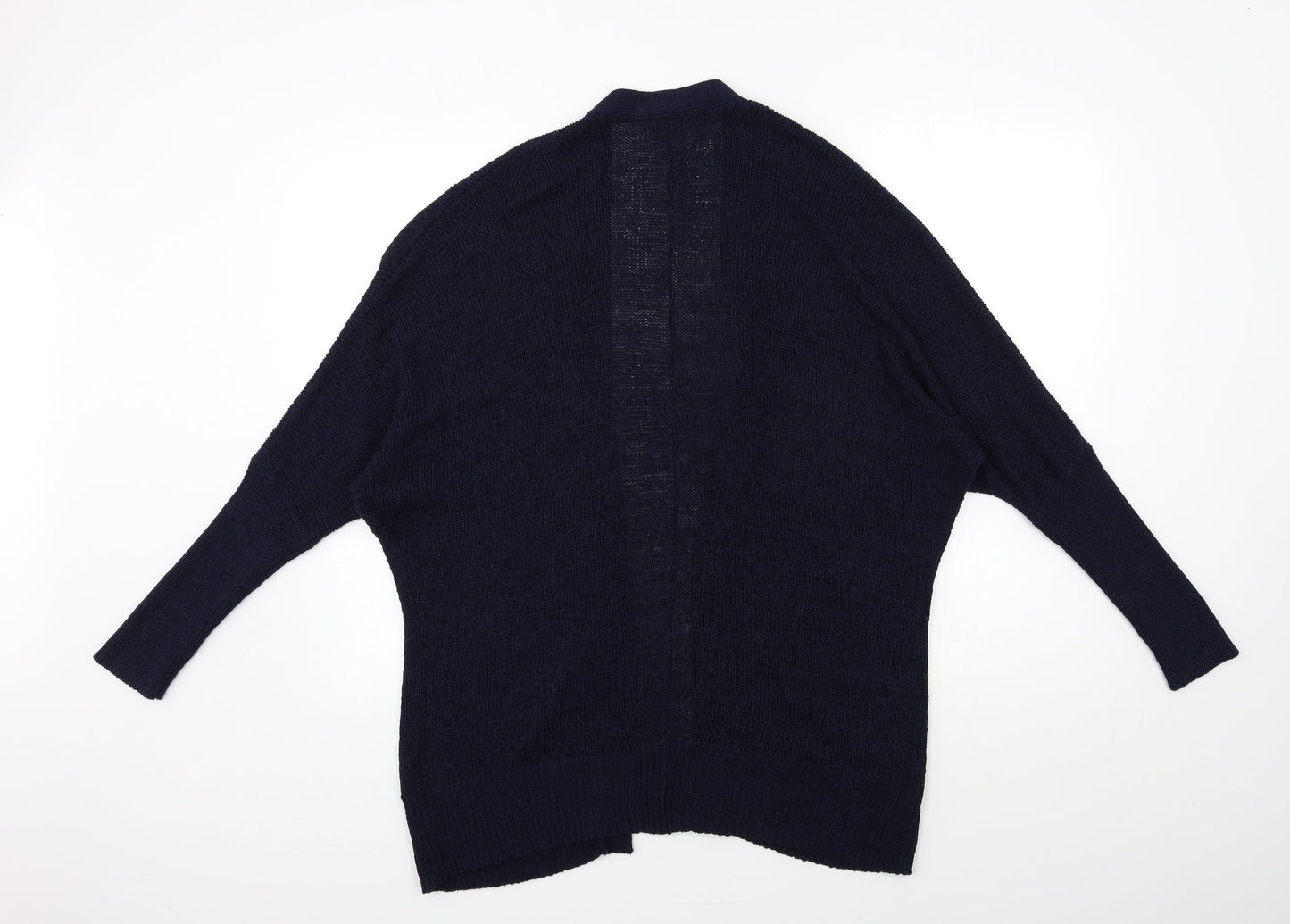 Womens UK Size M Papaya Blue Cardigan Jumper
