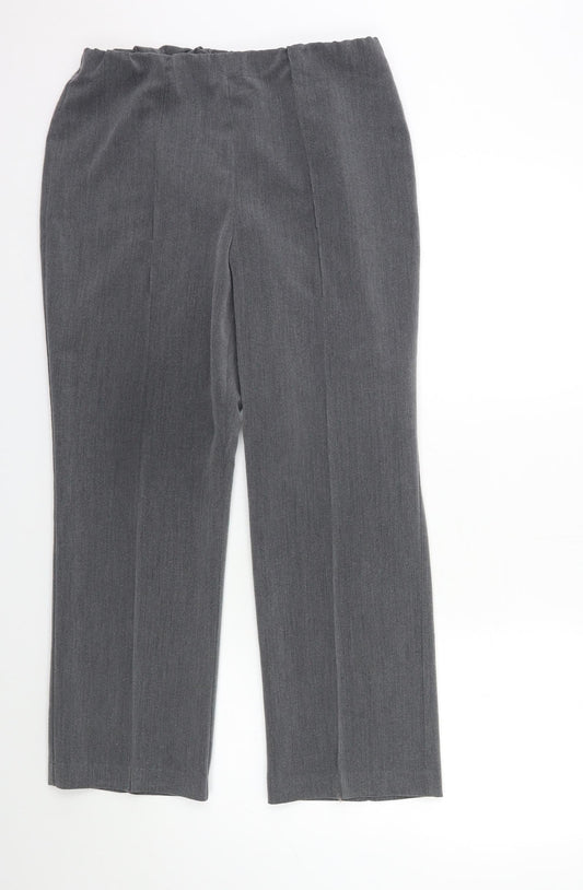 Bonmarché Womens Grey   Trousers  Size 12 L28 in