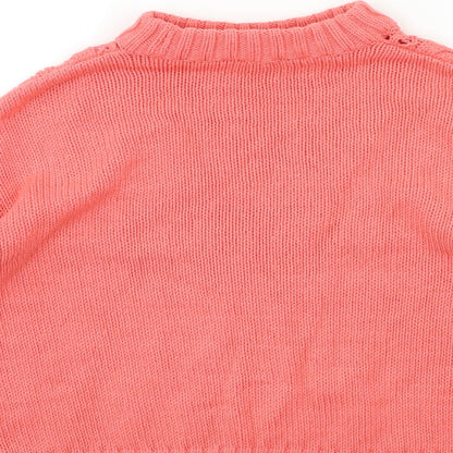 Womens UK Size 10 Dorothy Perkins Pink Pullover Jumper