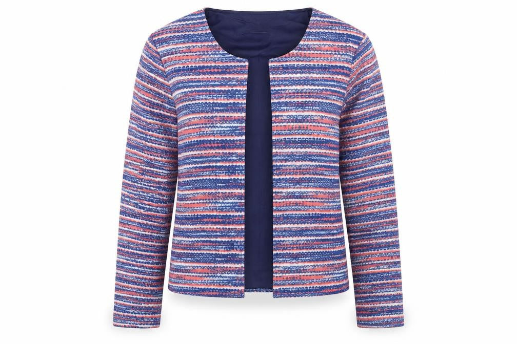 Womens UK Size S ann de lancay Blue Jacket