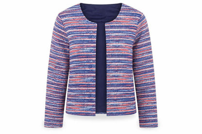 Womens UK Size S ann de lancay Blue Jacket
