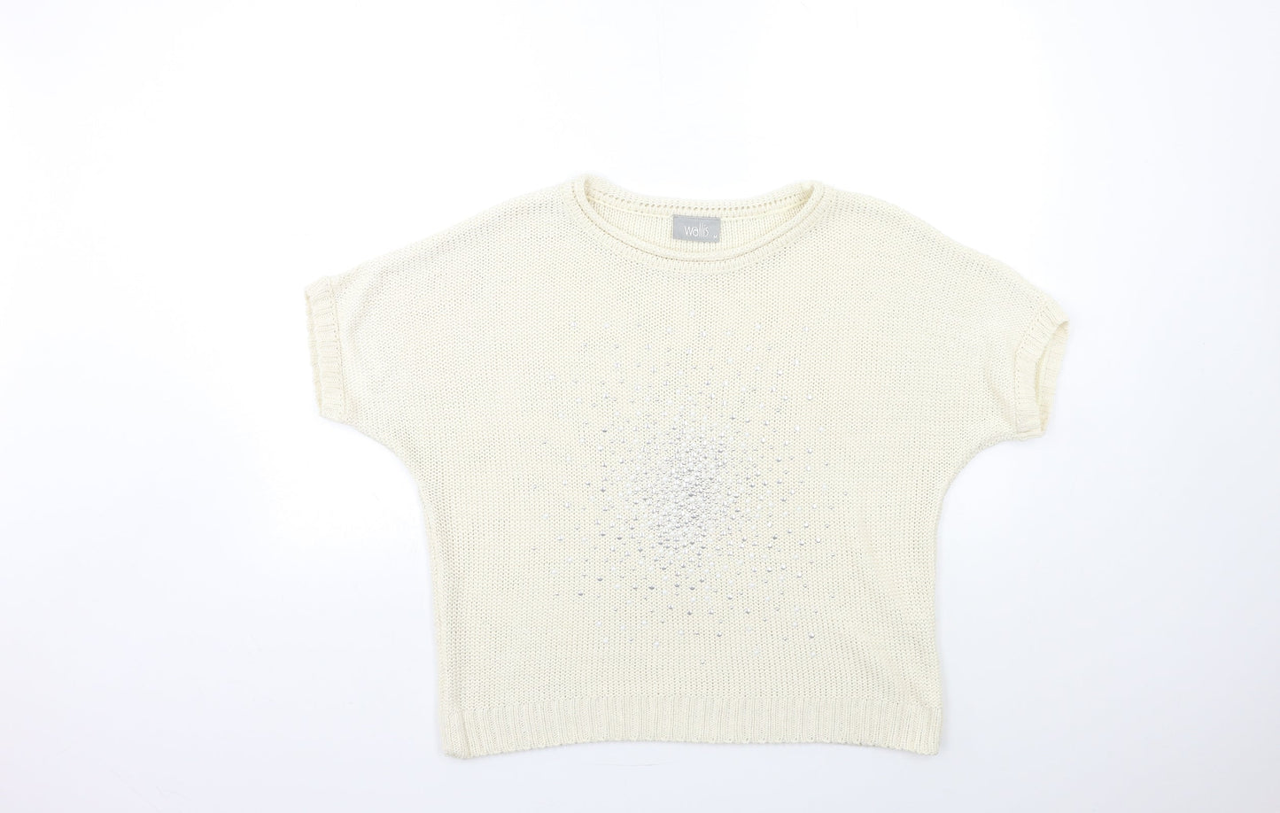 Womens UK Size M Wallis Beige Pullover Jumper