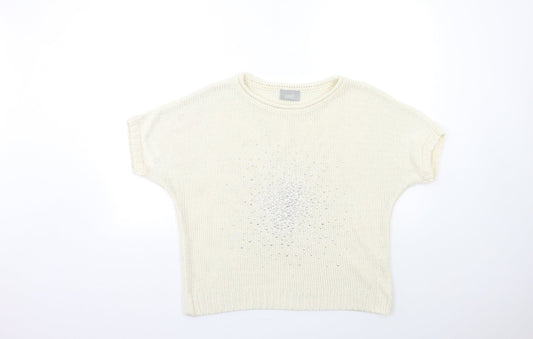 Womens UK Size M Wallis Beige Pullover Jumper