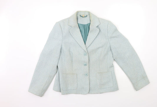 Womens UK Size 14 EWM Blue Jacket