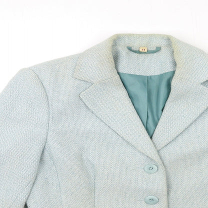 Womens UK Size 14 EWM Blue Jacket