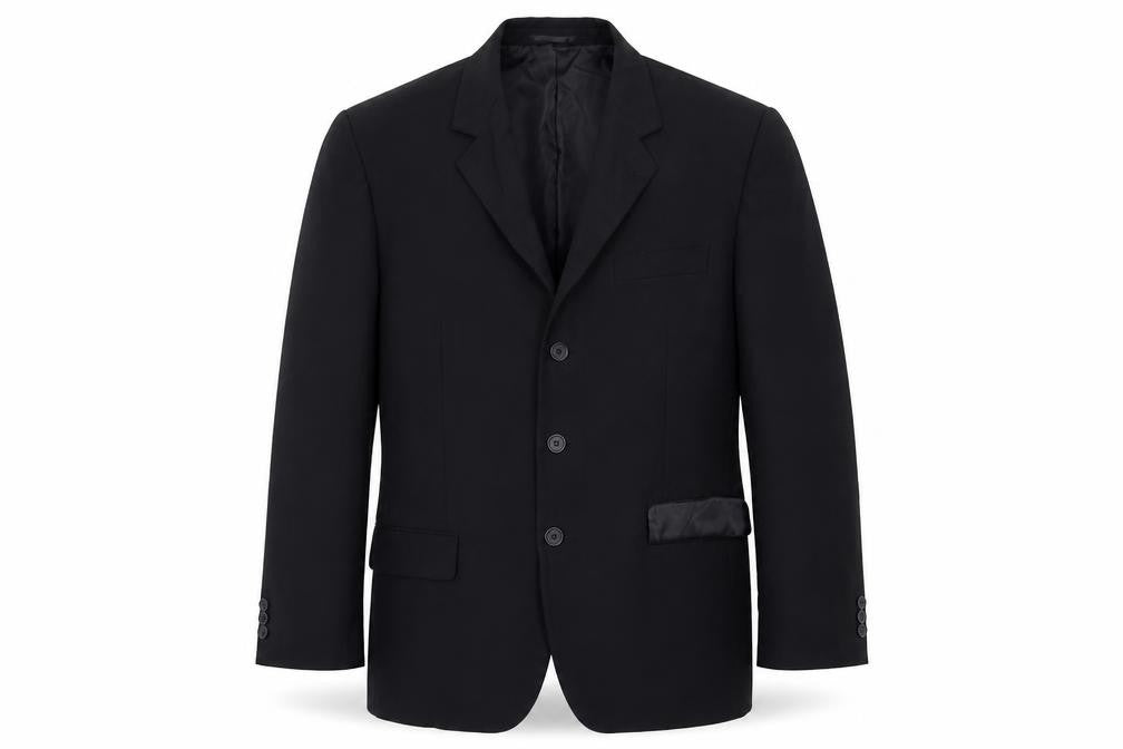 Mens UK Size 42 George Regular Black Suit Jacket