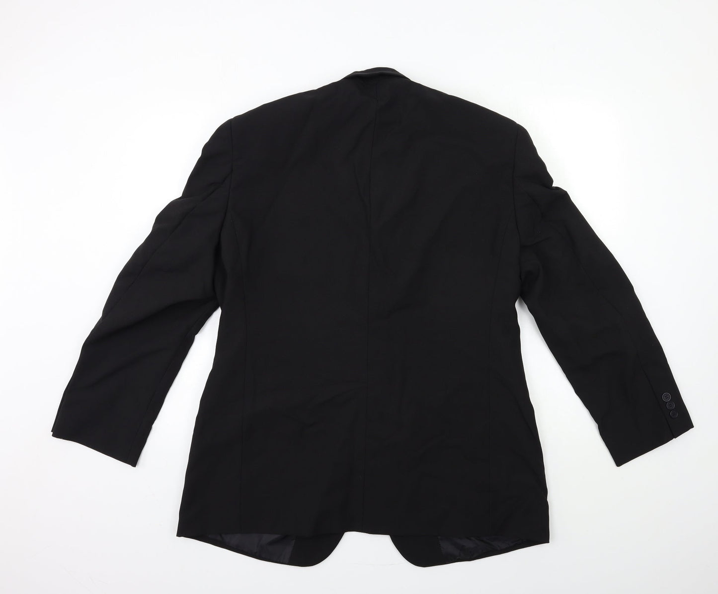 George Mens Black   Jacket Suit Jacket Size 42
