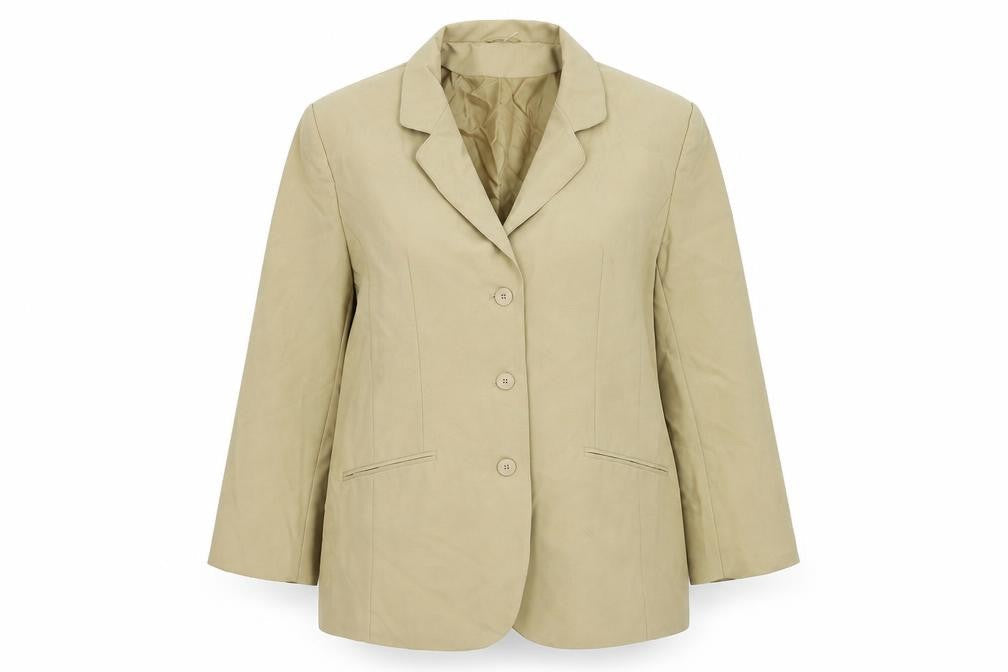 Womens UK Size 18 Preworn Regular Beige Suit Jacket