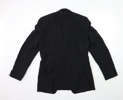 Mens UK Size 38 Preworn Regular Black Suit Jacket