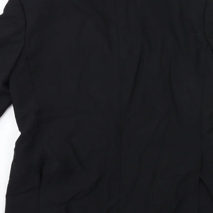 Mens UK Size 38 Preworn Regular Black Suit Jacket