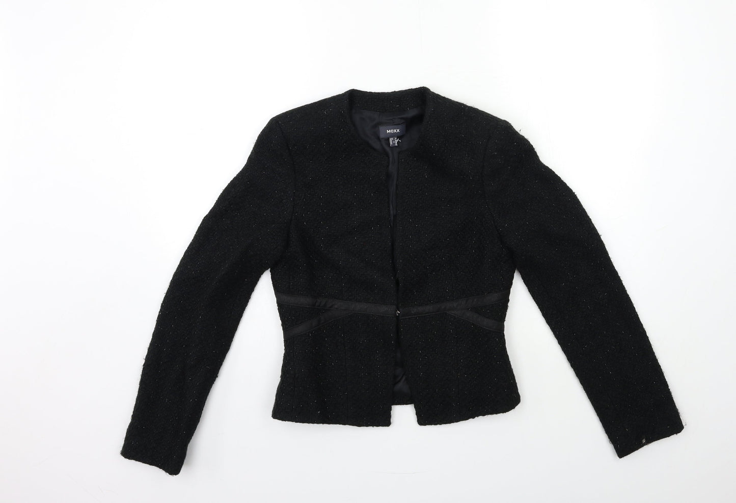 Mexx Womens Black   Overcoat Coat Size 10