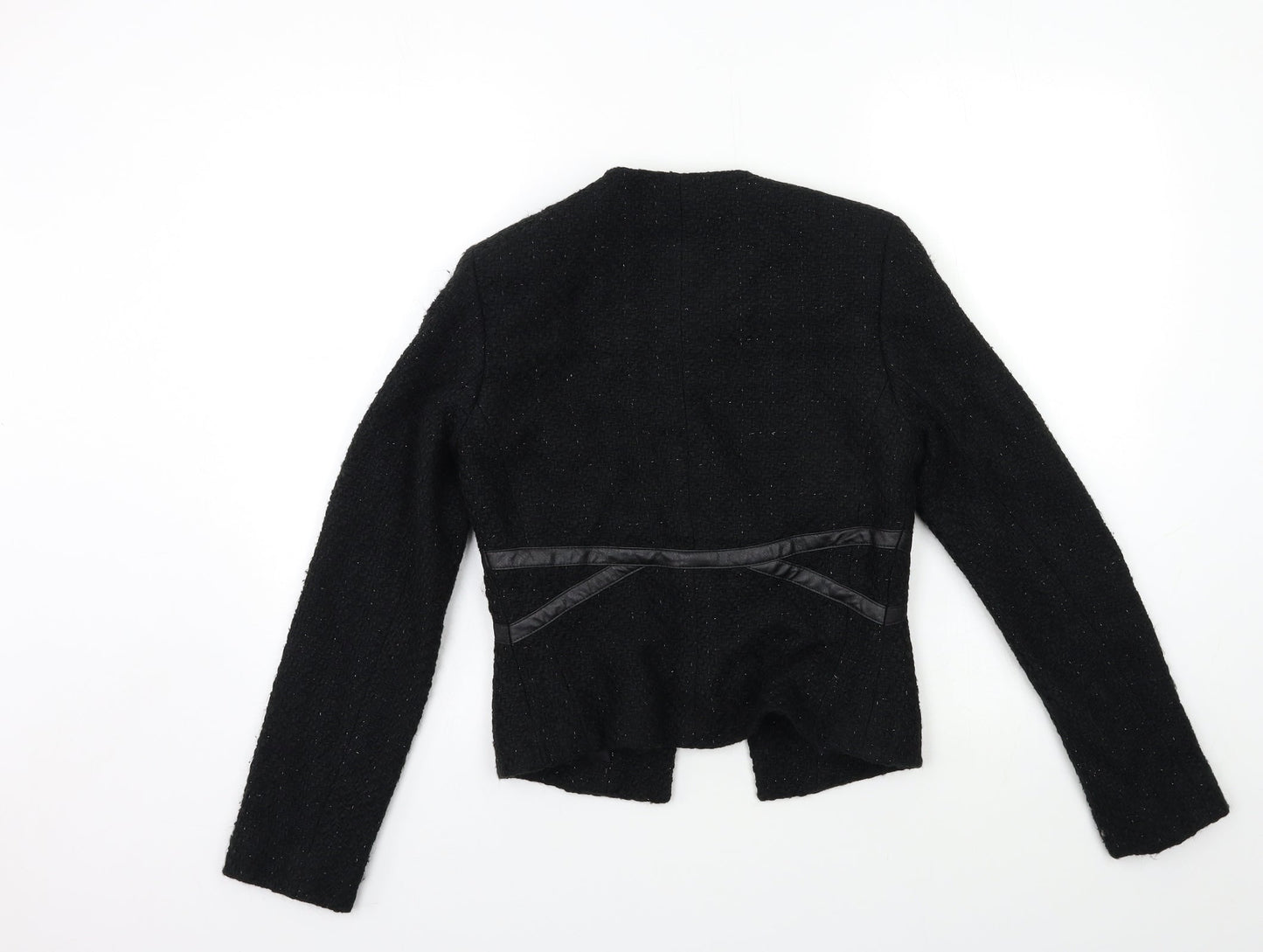 Mexx Womens Black   Overcoat Coat Size 10