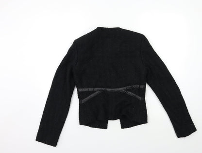 Mexx Womens Black   Overcoat Coat Size 10