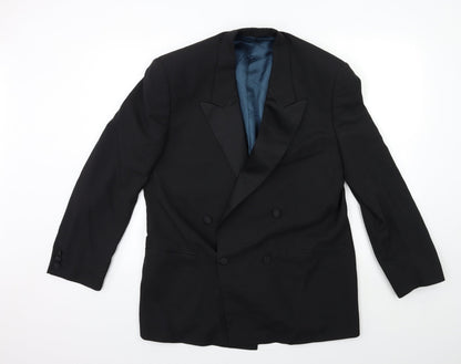 Mens UK Size 42 Preworn Regular Black Suit