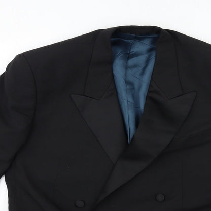 Mens UK Size 42 Preworn Regular Black Suit