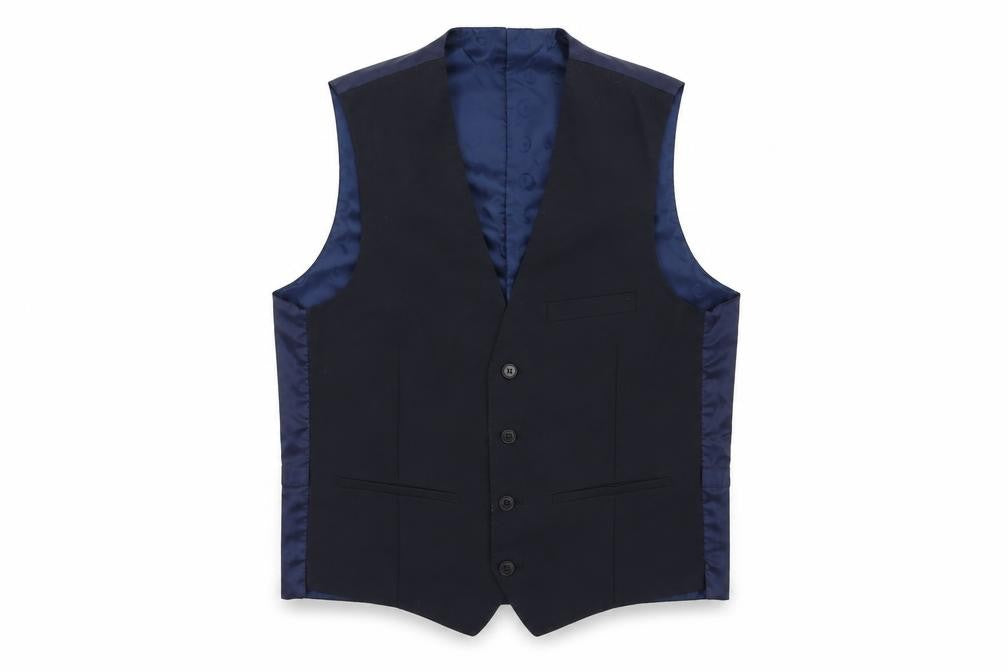 Preworn Mens Blue   Jacket Suit Jacket Size 38