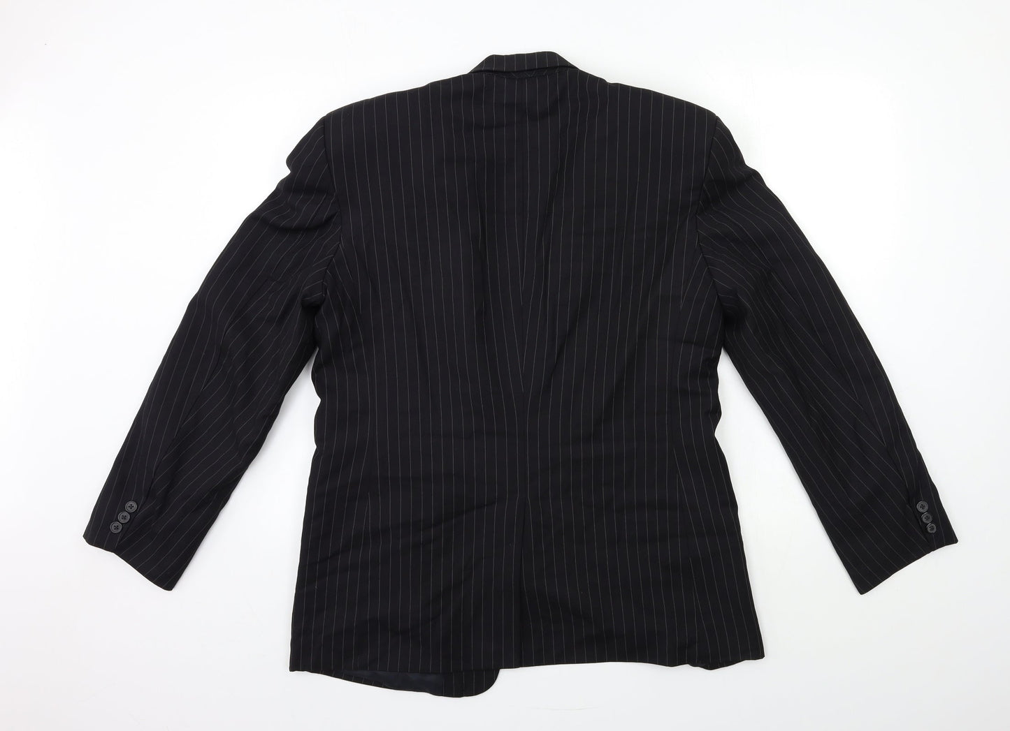 Mens UK Size 40 Preworn Regular Black Suit Jacket