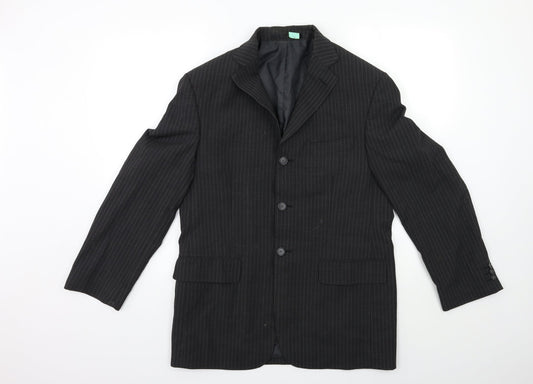 Mens UK Size 38 Marks and Spencer Regular Black Suit Jacket