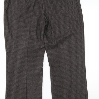 C.M.D Womens Brown   Trousers  Size 12 L20 in