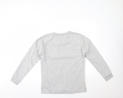 Womens UK Size 10 Papaya Grey Pullover Jumper