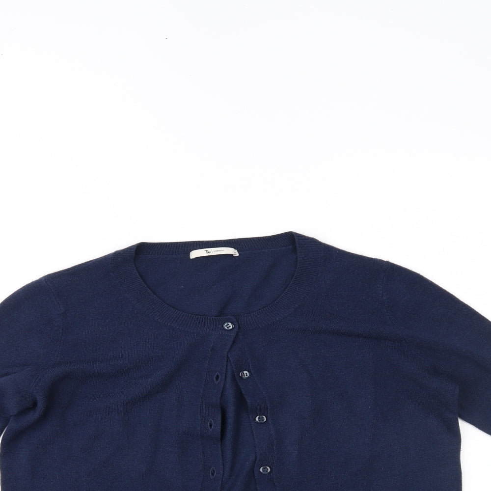 TU Womens Blue   Cape Jumper Size 10