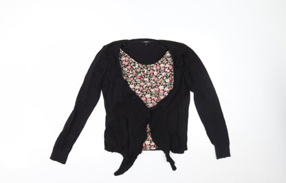 Papaya Womens Multicoloured Floral  Basic Blouse Size 14