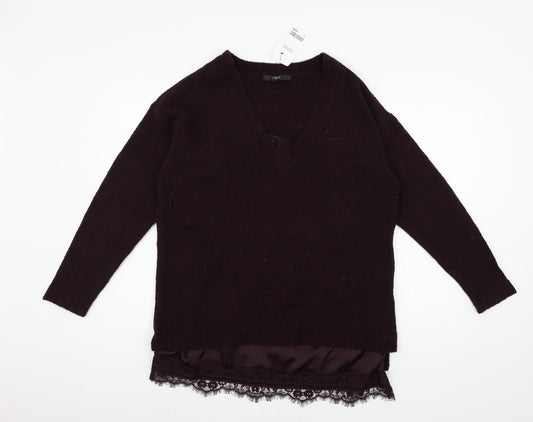 Womens UK Size 14 NEXT Purple Pullover Jumper