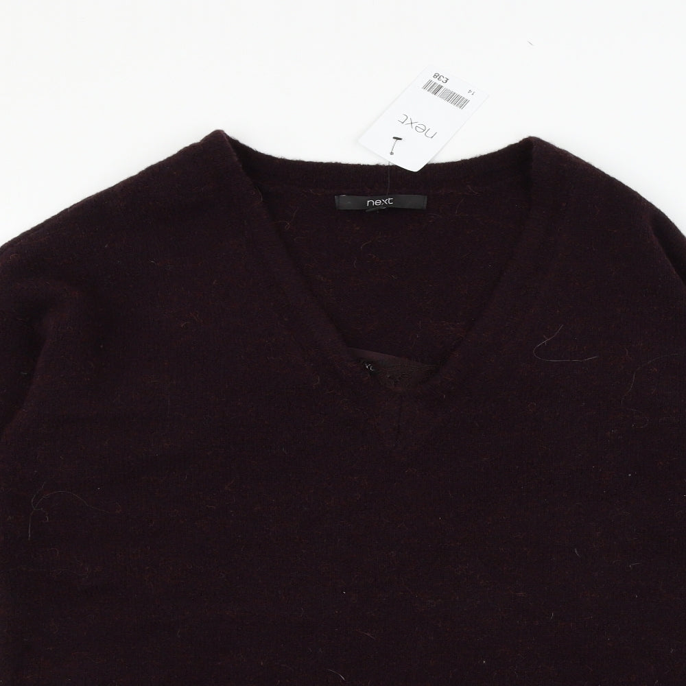 Womens UK Size 14 NEXT Purple Pullover Jumper