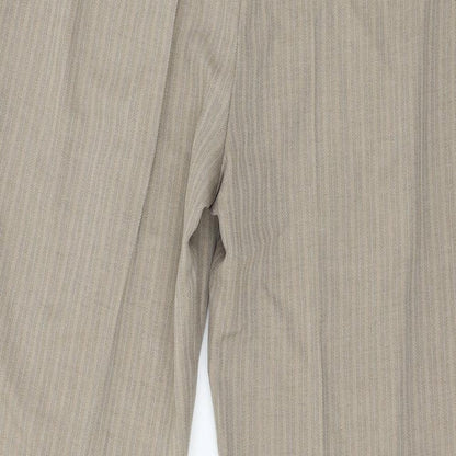 Womens UK Size 18 Marks and Spencer Regular Fit  Brown Trousers