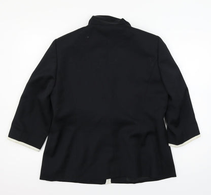 Country Casuals Womens Black   Jacket  Size 14