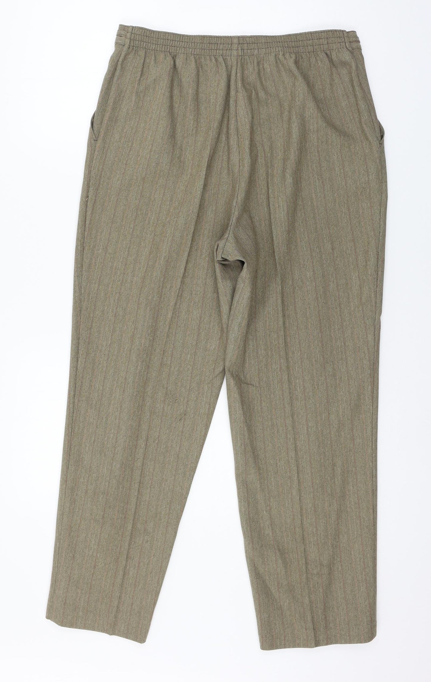 Womens UK Size 14 Marks and Spencer Regular Fit  Brown Trousers