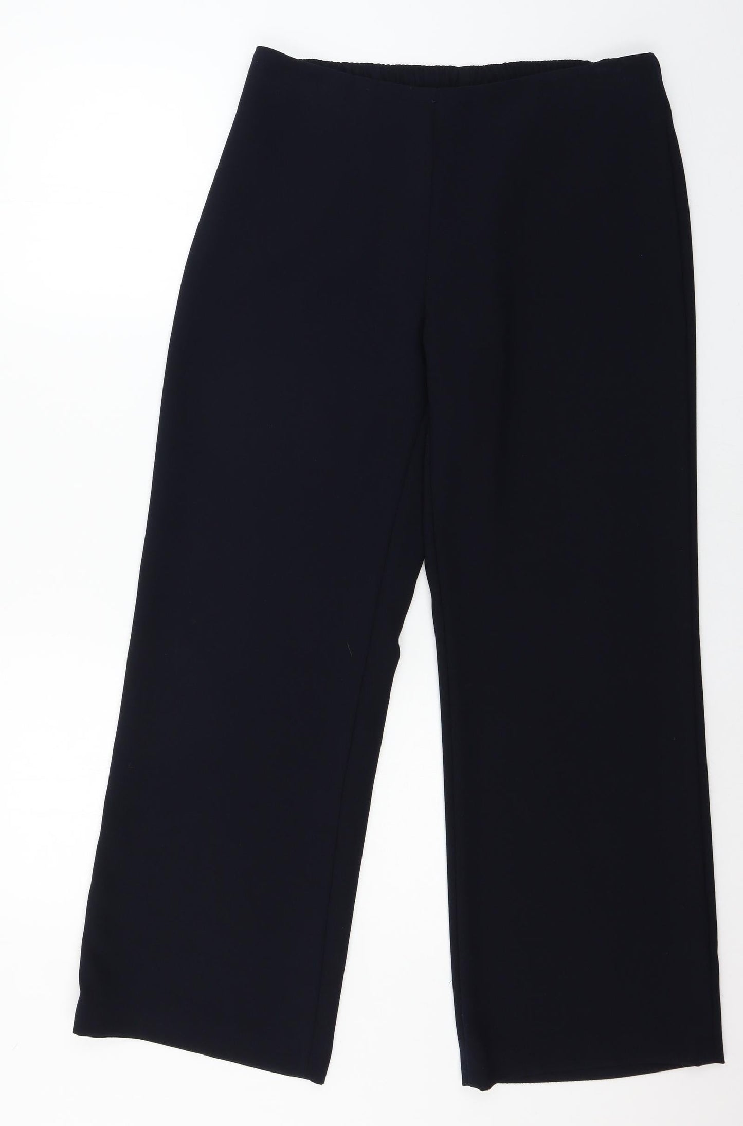 Womens UK Size 14 Marks and Spencer Regular Fit  Blue Trousers
