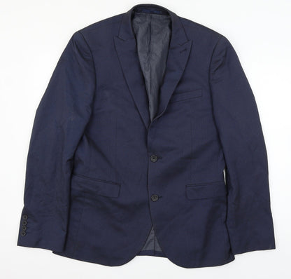 Mens UK Size L NEXT Regular Blue Suit Jacket