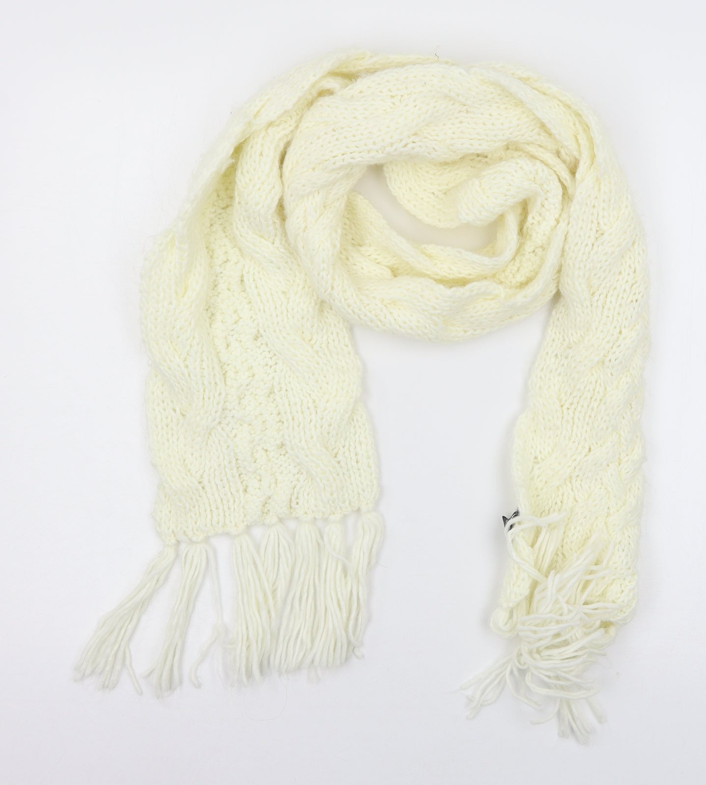 Warehouse Womens Ivory  Knit  Scarf