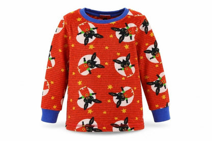 George Boys Red Striped Velour Cami Pyjama Top Size 18-24 Months  - Rabbits