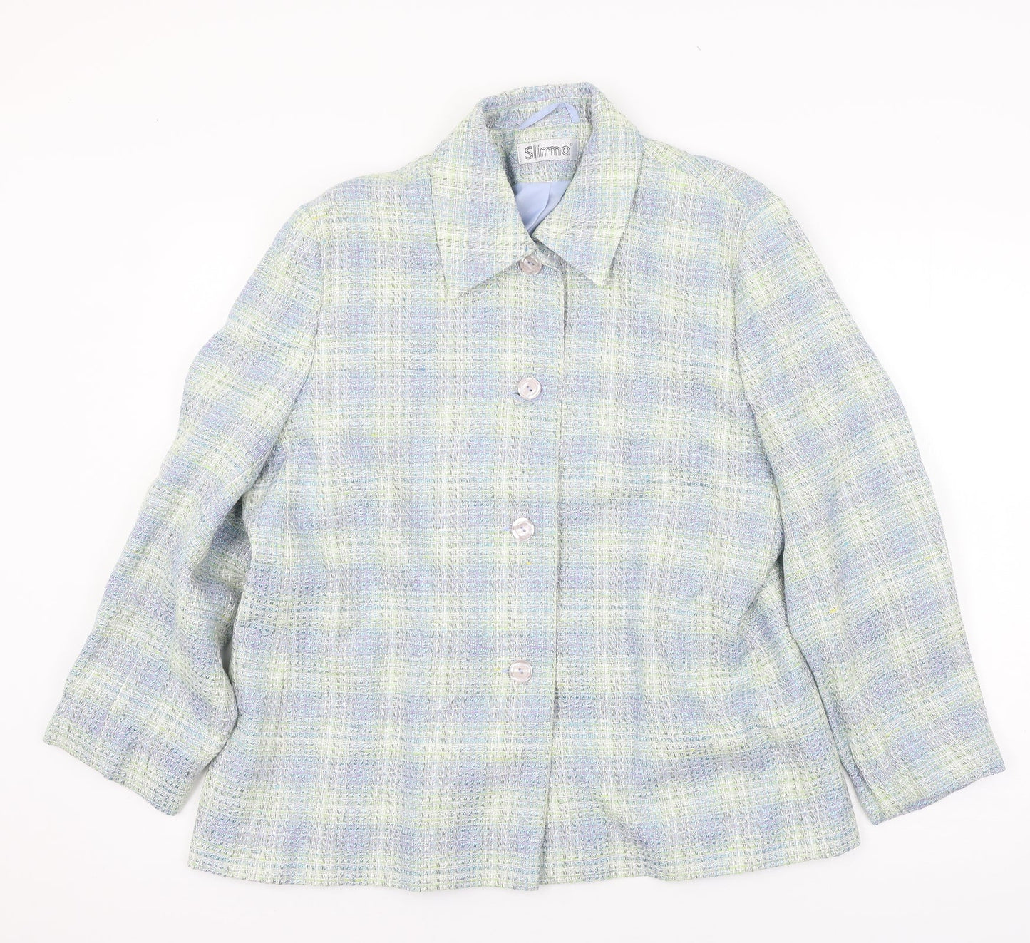 Womens UK Size 18 Slimma Blue Jacket