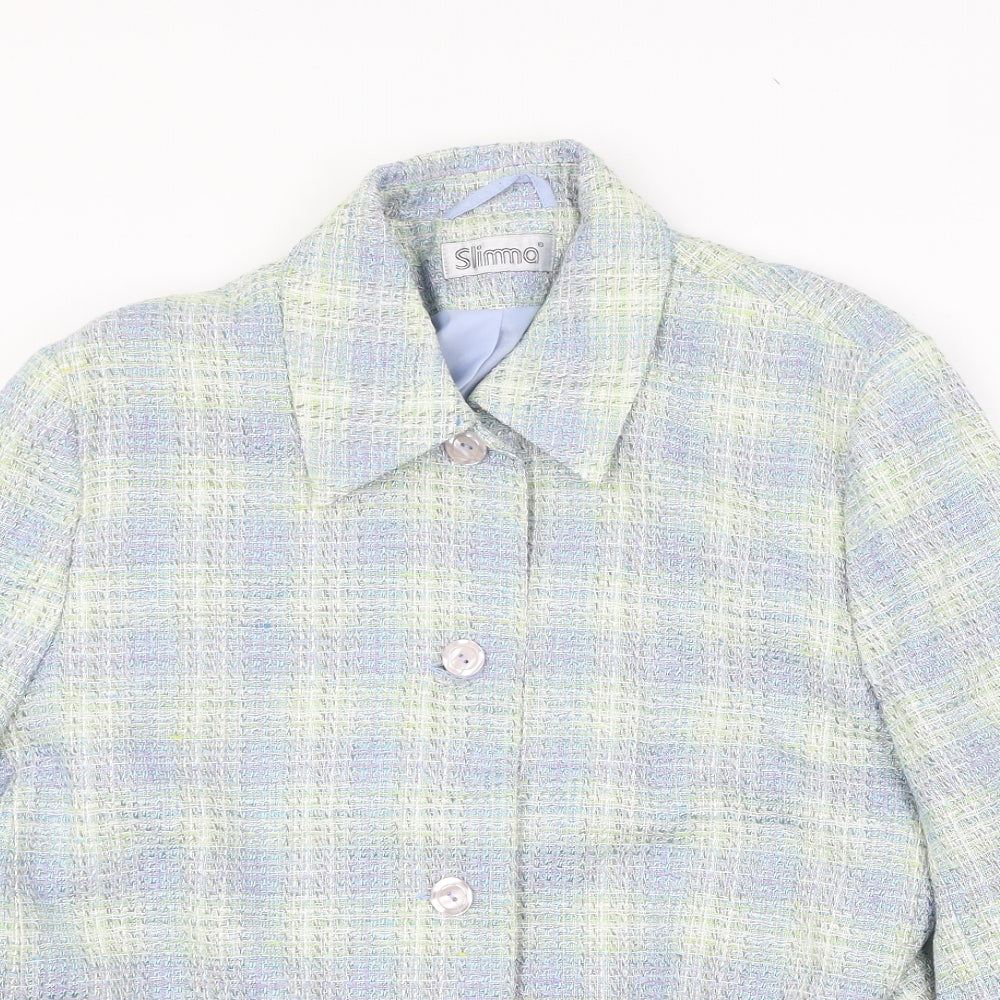 Womens UK Size 18 Slimma Blue Jacket
