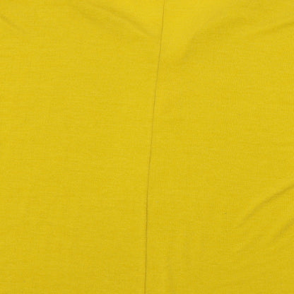 Womens UK Size S QED London Yellow Pullover Jumper