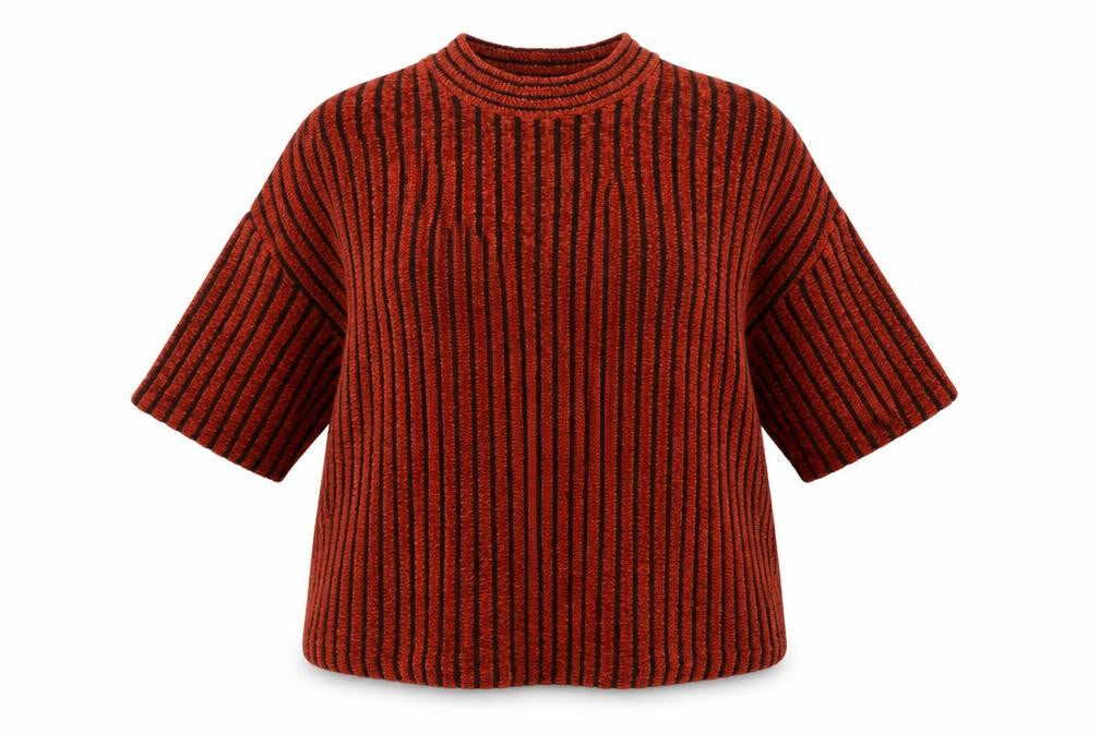 Womens UK Size 12 M&Co Red Pullover Jumper