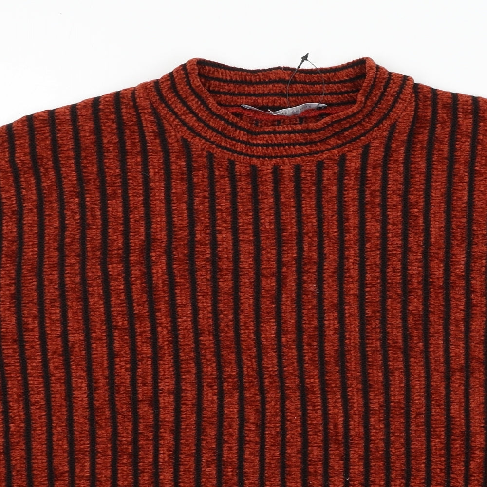Womens UK Size 12 M&Co Red Pullover Jumper