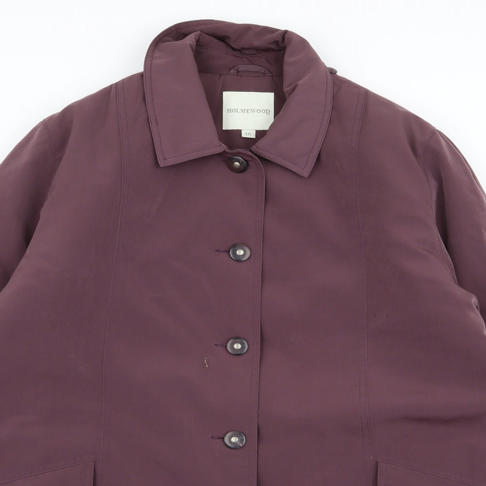 Womens UK Size 16 holmewood Purple Jacket