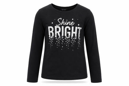 Primark Girls Black   Basic T-Shirt Size 9-10 Years