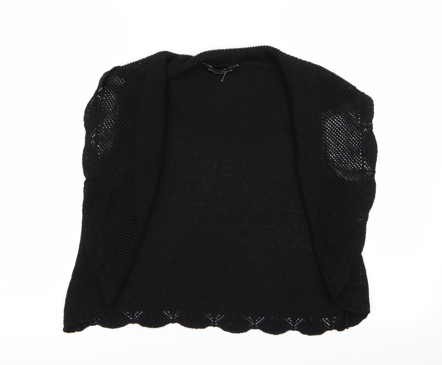 Womens UK Size L Dorothy Perkins Black Cardigan Jumper