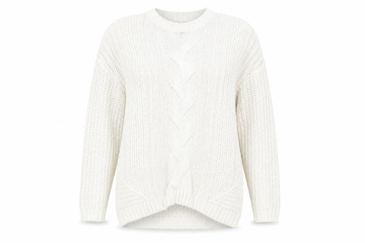 Womens UK Size M Peacocks White Pullover Jumper