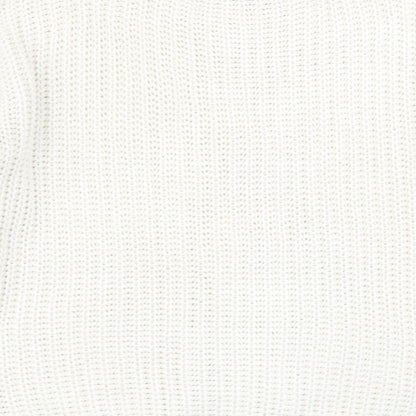 Womens UK Size M Peacocks White Pullover Jumper