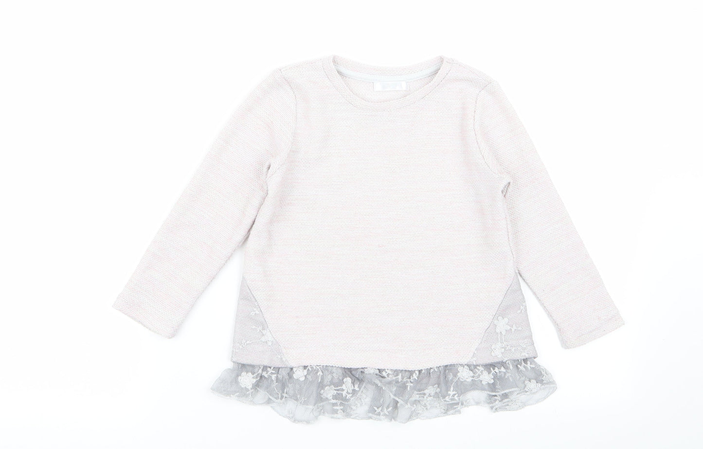 pep and co Girls Pink   Pullover Jumper Size 5 Years