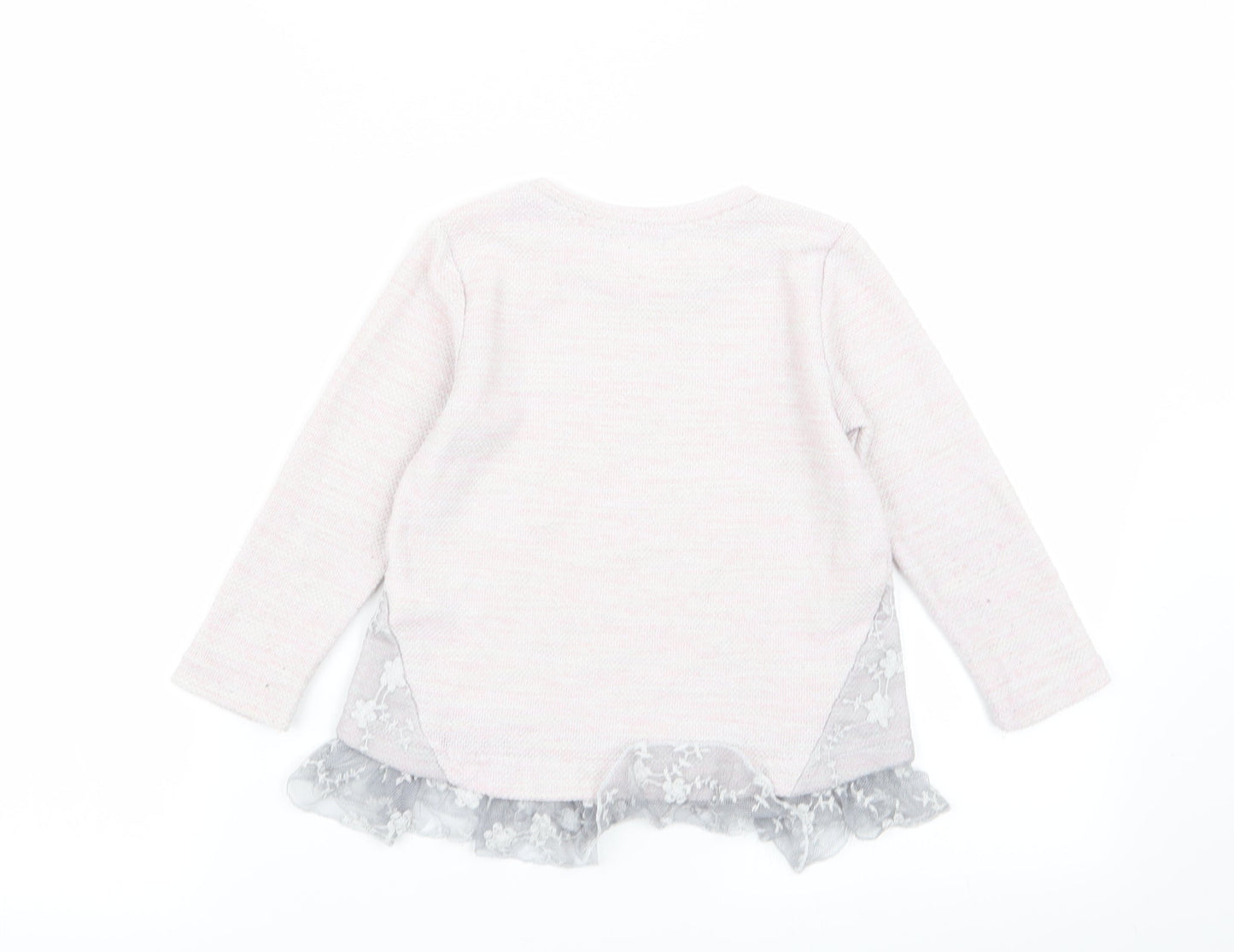 pep and co Girls Pink   Pullover Jumper Size 5 Years