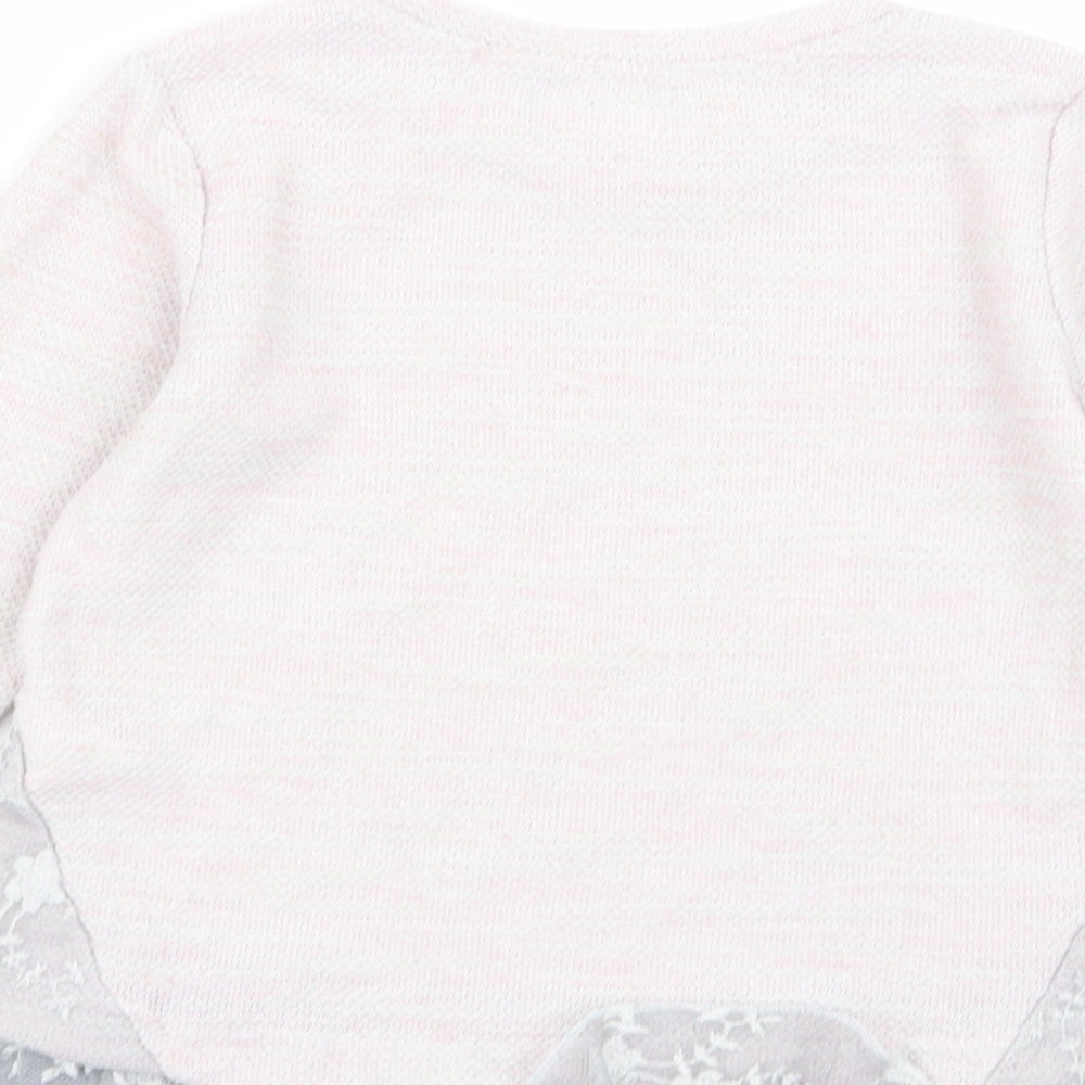 pep and co Girls Pink   Pullover Jumper Size 5 Years