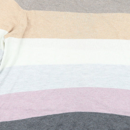 Asda George Womens Multicoloured Striped  Pullover Jumper Size 10